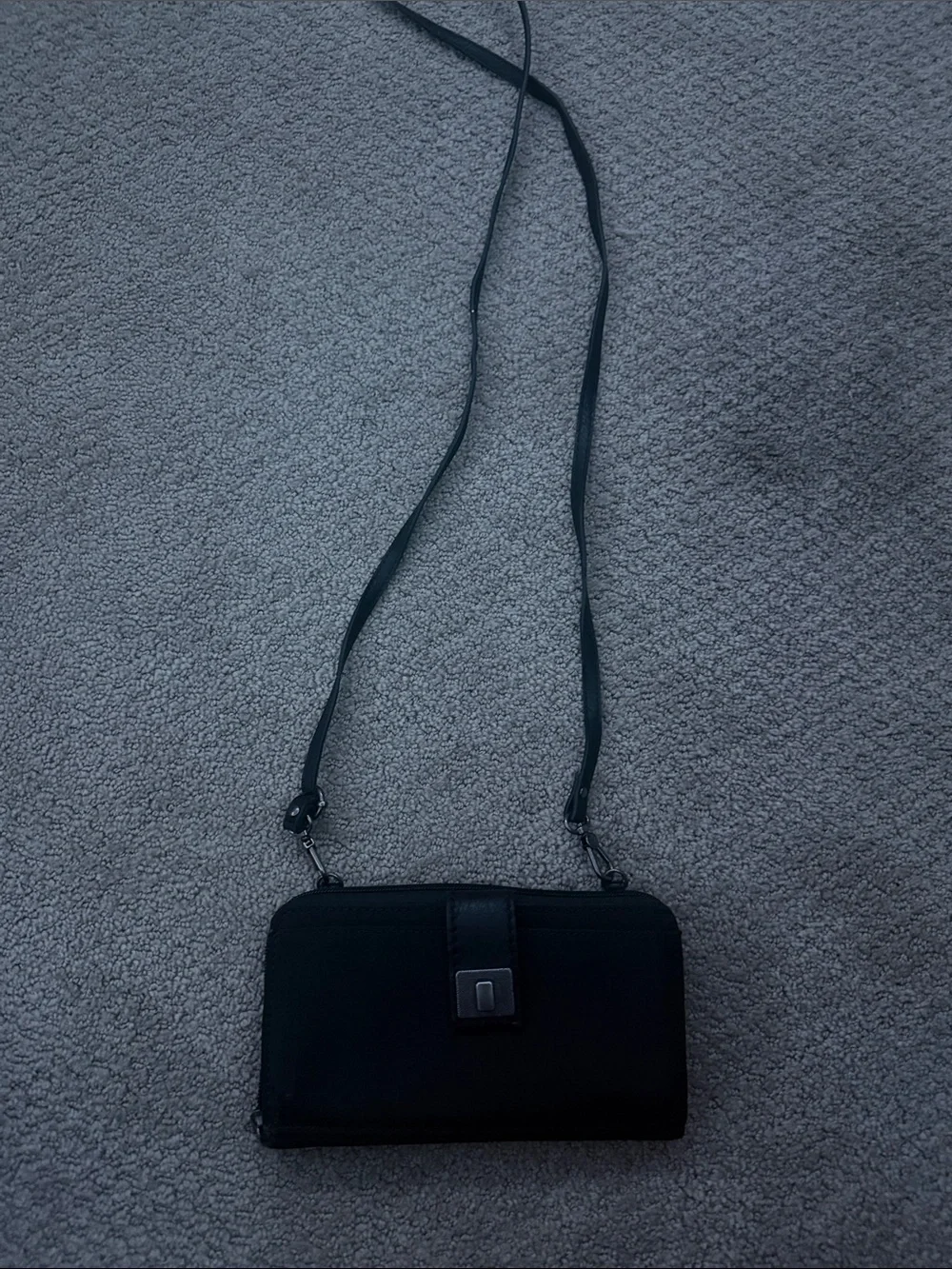 The Sak Black Crossbody Wallet Bag
